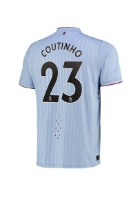 Aston Villa Philippe Coutinho #23 Voetbaltruitje Uit tenue 2022-23 Korte Mouw